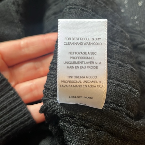 AMUR Mariella wool knit wrap skirt. Size large. 100% merino wool. - Picture 7 of 9